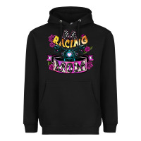 Black Racing mom Mother's Day Heavyweight Hoodie - HowdyJamesFarm