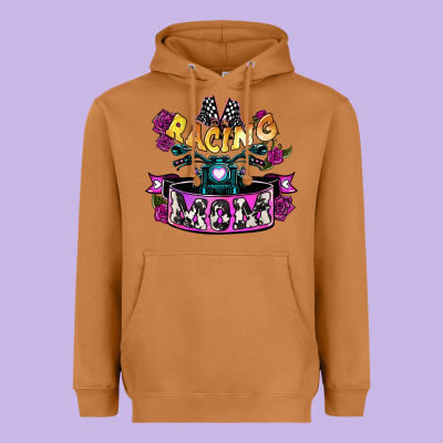 Racing Mom Mother's Day Heavyweight Hoodie Designed By Howdyjamesfarm
