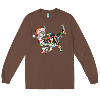 Christmas American Shorthair Cat Long Sleeve Tee | Teevron