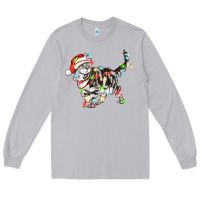 Moon Dust christmas american shorthair cat Long Sleeve Tee - LillyAllenDesigns