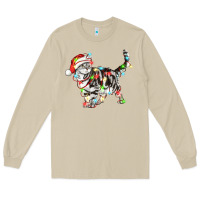 Mushroom christmas american shorthair cat Long Sleeve Tee - LillyAllenDesigns
