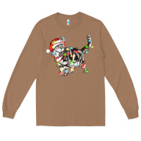 Toasted Coconut christmas american shorthair cat Long Sleeve Tee - LillyAllenDesigns