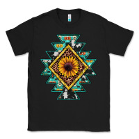 Black aztec leopard sunflower Classic Tee - JahusDesignShop