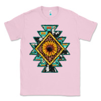 Bubblegum Pink aztec leopard sunflower Classic Tee - JahusDesignShop
