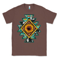 Chestnut aztec leopard sunflower Classic Tee - JahusDesignShop