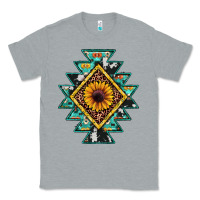Heather Grey aztec leopard sunflower Classic Tee - JahusDesignShop