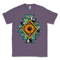 Lavender aztec leopard sunflower Classic Tee - JahusDesignShop