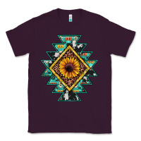 Plum aztec leopard sunflower Classic Tee - JahusDesignShop