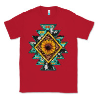 Red aztec leopard sunflower Classic Tee - JahusDesignShop