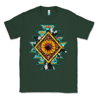 Sports Green aztec leopard sunflower Classic Tee - JahusDesignShop