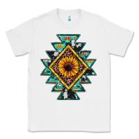 White aztec leopard sunflower Classic Tee - JahusDesignShop