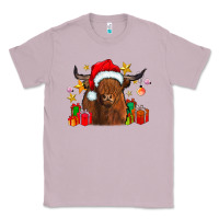 Lilac festive highland cow Classic Tee - CowhideDigitalArt