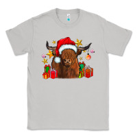 Moon Dust festive highland cow Classic Tee - CowhideDigitalArt