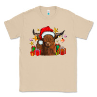 Mushroom festive highland cow Classic Tee - CowhideDigitalArt
