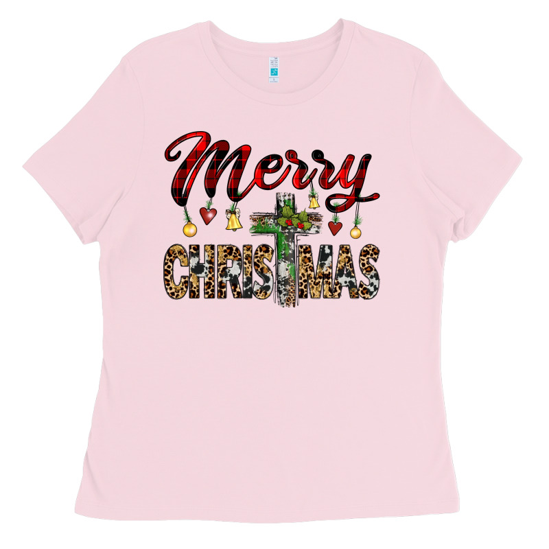 Merry Christmas Ladies Tee by JahusDesignShop | Teevron