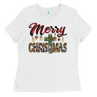 White merry christmas Ladies Tee - JahusDesignShop