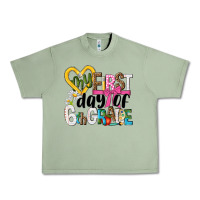 Oil Green my first day of 6th grade Urban Heavy Tee - NancyCooperArtShop
