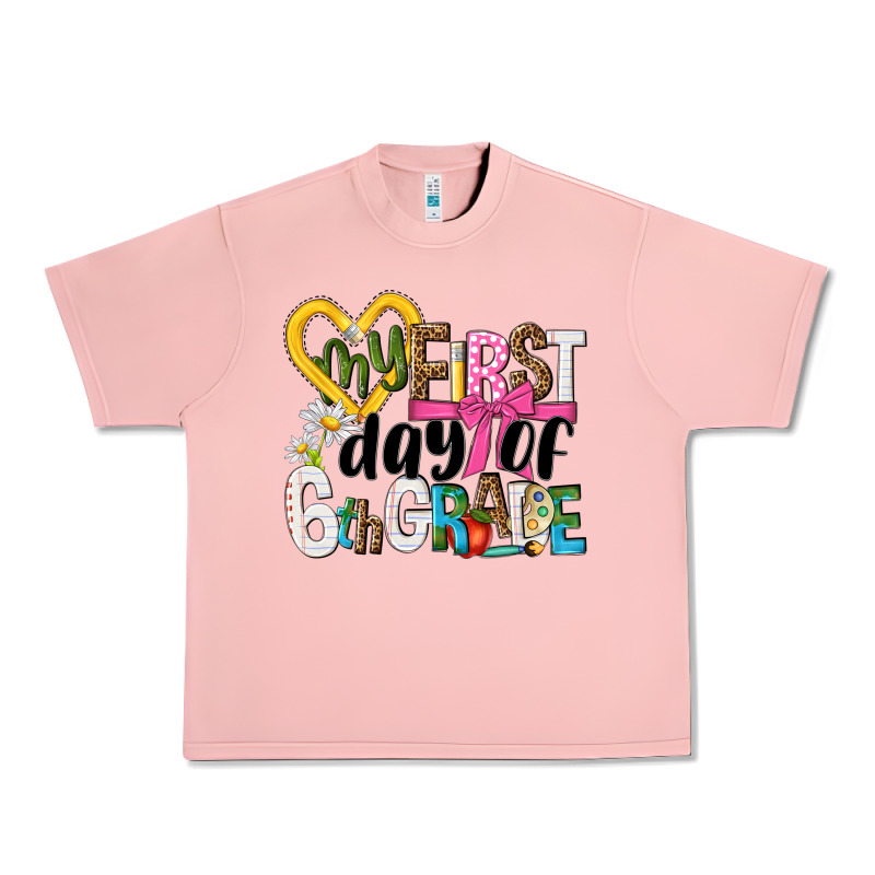 My First Day Of 6th Grade Urban Heavy Tee by NancyCooperArtShop | Teevron