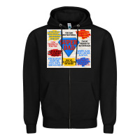Black super dad Zipper Hoodie - TumblerDesignByShophia