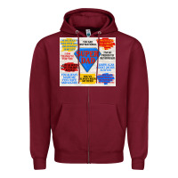 Burgundy super dad Zipper Hoodie - TumblerDesignByShophia