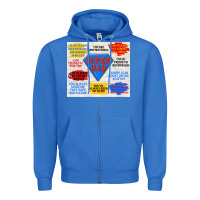 True Royal super dad Zipper Hoodie - TumblerDesignByShophia