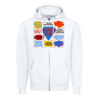 White super dad Zipper Hoodie - TumblerDesignByShophia