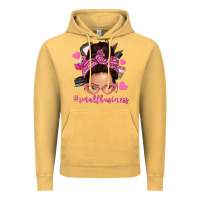 Vintage Mustard small business messy bun Vintage Hoodie - NancyCooperArtShop
