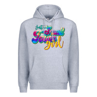 Heather Grey just a small town girl Premium Hoodie - JahusDesignShop