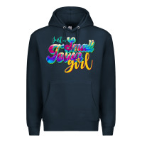 Navy just a small town girl Premium Hoodie - JahusDesignShop