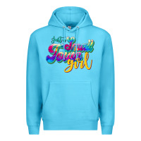 Ocean Blue just a small town girl Premium Hoodie - JahusDesignShop