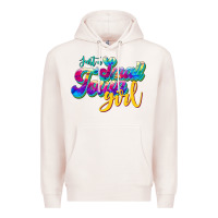 Pale Pink just a small town girl Premium Hoodie - JahusDesignShop