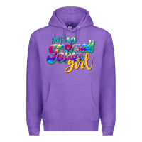 Purple just a small town girl Premium Hoodie - JahusDesignShop