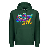 Sports Green just a small town girl Premium Hoodie - JahusDesignShop