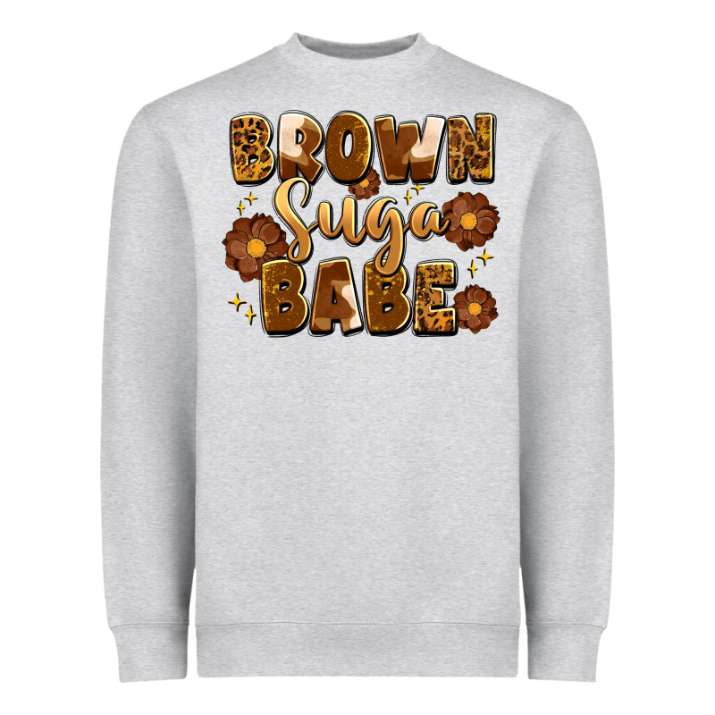 Brown Suga Babe Heavyweight Sweatshirt by Artiststas | Teevron