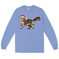 Colony Blue christmas christmas maine coon cat cat Long Sleeve Tee - LillyAllenDesigns