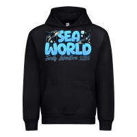 Black Sea World Family Adventure 2025 Urban Hoodie - CowhideDigitalArt