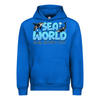Cobalt Sea World Family Adventure 2025 Urban Hoodie - CowhideDigitalArt