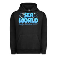 Pigment Black Sea World Family Adventure 2025 Urban Hoodie - CowhideDigitalArt