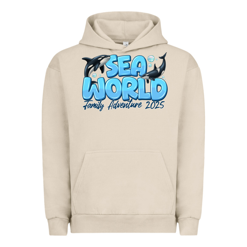 Sea World Family Adventure 2025 Urban Hoodie by CowhideDigitalArt | Teevron