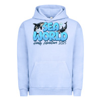 Pigment Grape Ice Sea World Family Adventure 2025 Urban Hoodie - CowhideDigitalArt