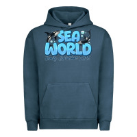 Pigment Midnight Navy Sea World Family Adventure 2025 Urban Hoodie - CowhideDigitalArt