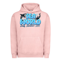 Pigment Salmon Sea World Family Adventure 2025 Urban Hoodie - CowhideDigitalArt