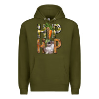 Army Green Hip hop Easter boy Easter Day Premium Hoodie - HowdyJamesFarm