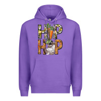 Purple Hip hop Easter boy Easter Day Premium Hoodie - HowdyJamesFarm