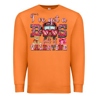 Carrot i've got a bus full of valentine Premium Sweatshirt - OliviaCreatesArt