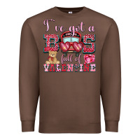 Chestnut i've got a bus full of valentine Premium Sweatshirt - OliviaCreatesArt