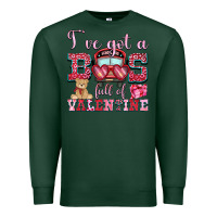 Sports Green i've got a bus full of valentine Premium Sweatshirt - OliviaCreatesArt