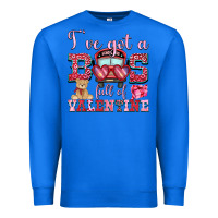 True Royal i've got a bus full of valentine Premium Sweatshirt - OliviaCreatesArt