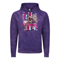 Cloud Purple tis the season winter skull Vintage Hoodie - NancyCooperArtShop
