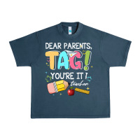 Midnight Navy dear parents tag youare it teacher Urban Heavy Tee - JahusDesignShop